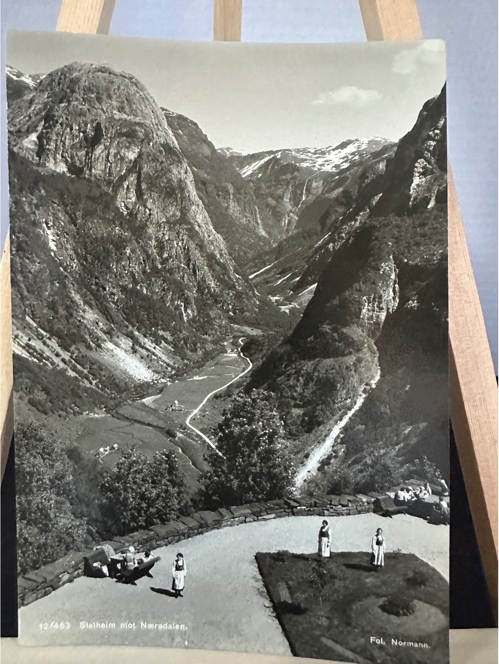 Vintage Norway Stalheim Nærødalen Postcard Normann 12/463 Unposted